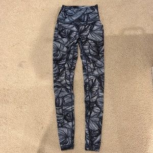 Lululemon bananas leaf print leggings
